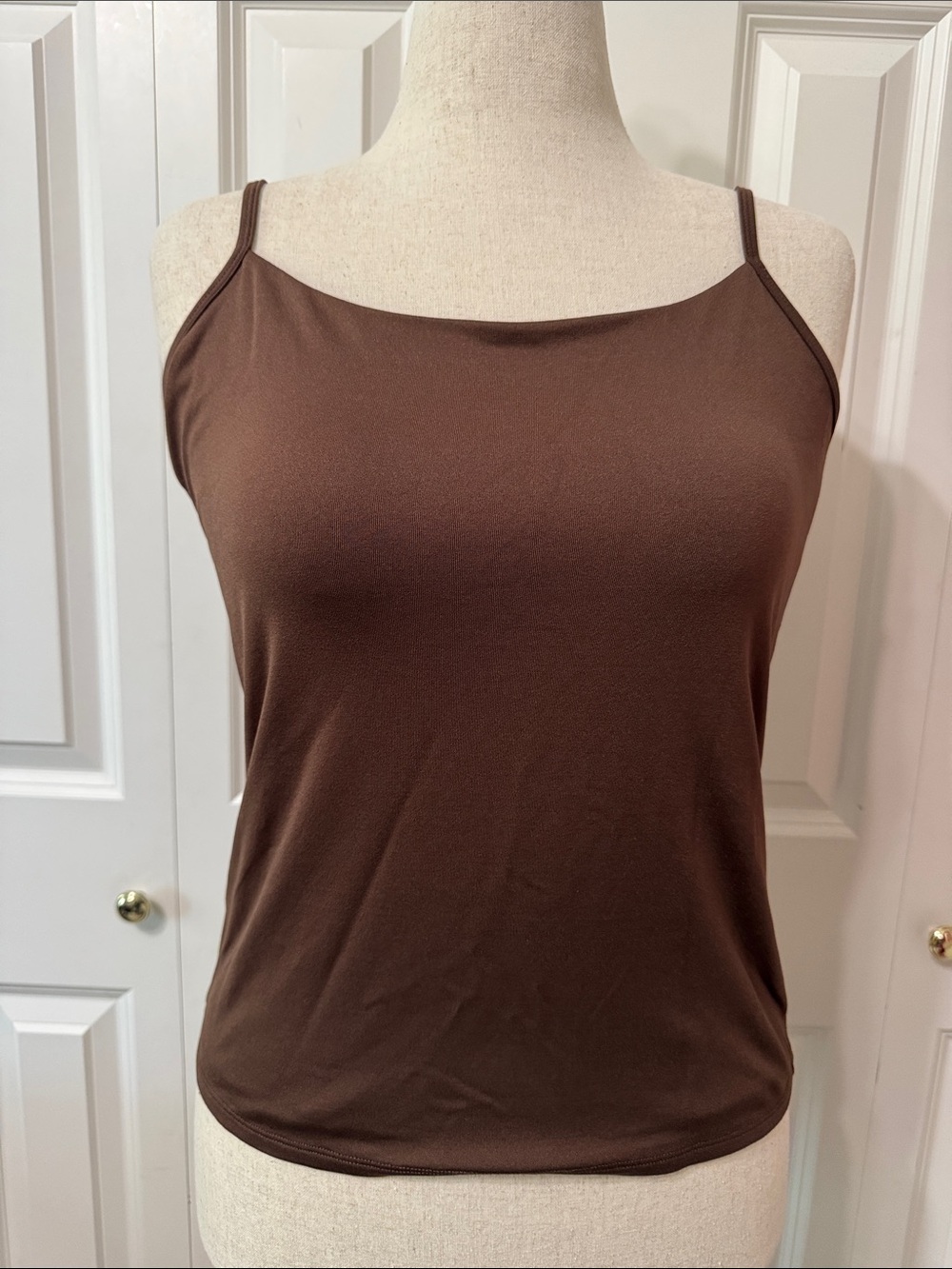 Dress Barn Brown Spaghetti Strap Camisole